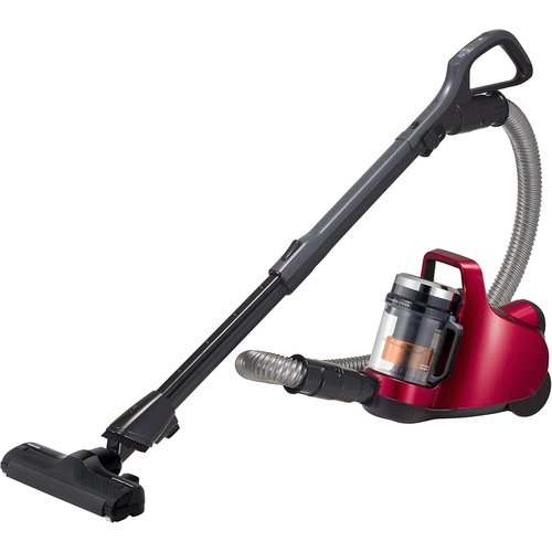 東芝 掃除機 サイクロン キャニスター型クリーナー コ 量コンパクト トルネオミニ VC-C7-R グランレッド