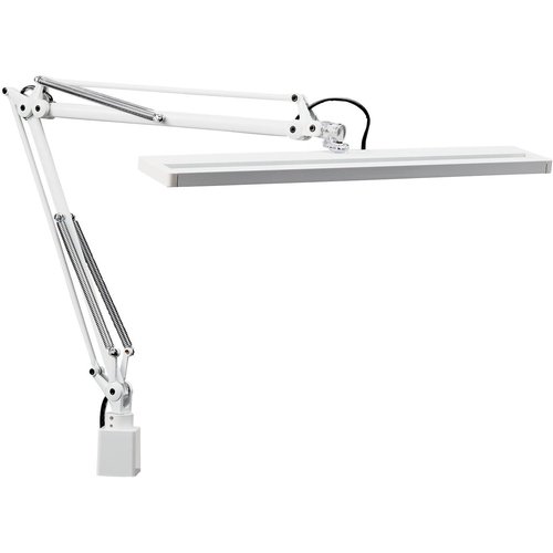 山田照明 Z-LIGHT LED デスクライト 高演色 ホワイト セード幅450mm・アーム長360+360mm