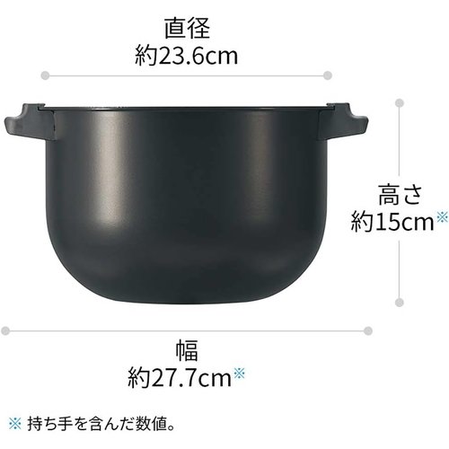 SHARP 水なし自動調理鍋 HEALSiO ヘルシオ トクック 2.4Lタイプ レッド系 KN-HW24G-R_2