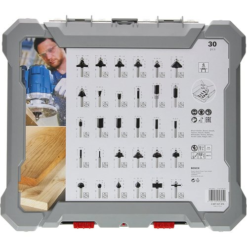 ボッシュ BOSCH ルーター・トリマービットセット 30種・30本入 2607017474
