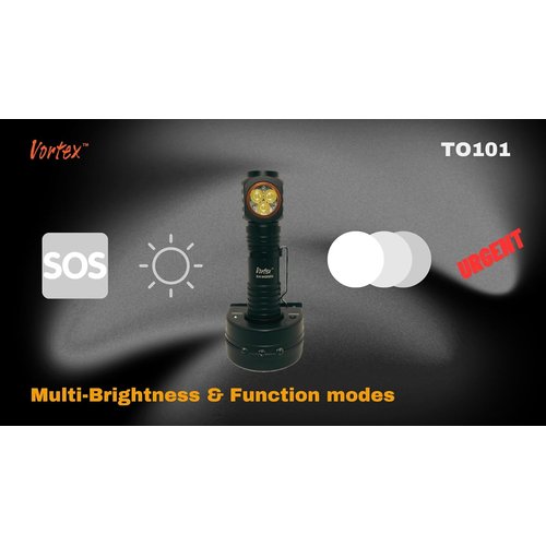 Vortex TO101 2 in 1作業用および緊急 ク7／24側面照明磁気ベース