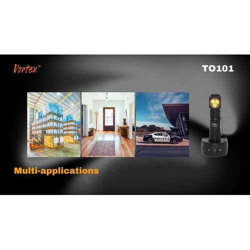 Vortex TO101 2 in 1作業用および緊急 ク7／24側面照明磁気ベース