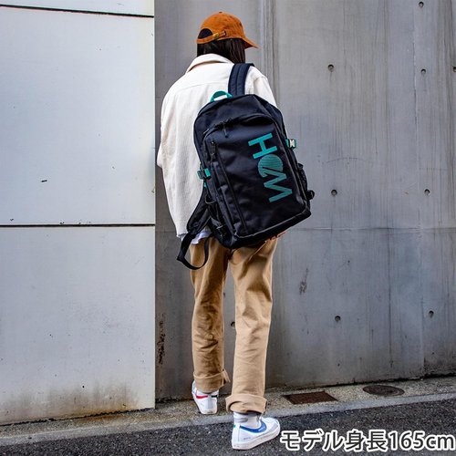 ヘム リュックサック マーティー デイパック 30L レディース ターコイズロゴ L ヘム リュックサック マーティー デイパック 30L レディース