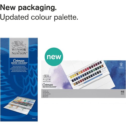 Winsor & Newton ウィンザー&ニュートン タジオセット ハーフパン 40色セット 18909471_1