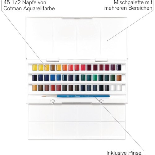 Winsor & Newton ウィンザー&ニュートン タジオセット ハーフパン 40色セット 18909471_7