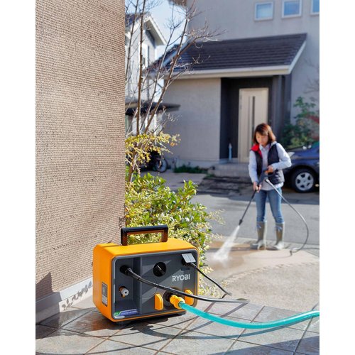 京セラ Kyocera 旧リョービ 高圧洗浄機 AJP デル プロ機並みの高耐久 電源コード&ホース取り外し可能