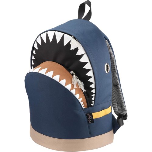 モーンクリエイションズ シャークバックパック Lサイズ コンビ NVY／MST SK-201