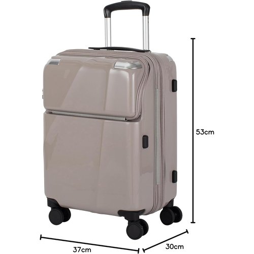 トラベリスト スーツケース ジッパーキャリー 機内持ち 43L 53 cm 3.6kg シエラ 76-25090