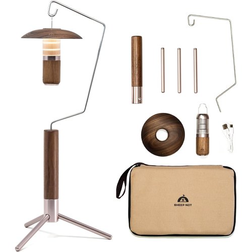 神戸発ブランド SheepNot KURUMI LIG 00ルーメン IPX5防水 シェード付き スタンドセット