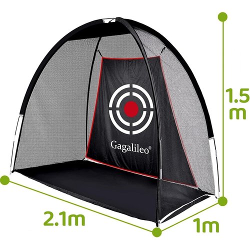 Gagalileo ゴルフネット 2x1.5x1m 室内屋外 練習用ネット 設置簡単