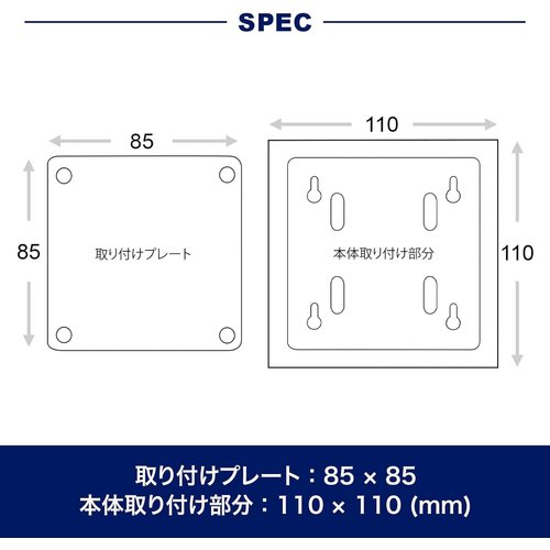 ダルトン Dulton ダブルフェイス ウォール クロ 80mm 幅445mm 奥行130mm S82429BK_4