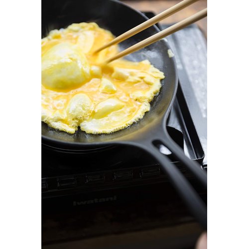 岩鋳 Iwachu オムレット24 黒焼付 内径:23.5cm IH対応 フライパン 南部鉄器 24601_1