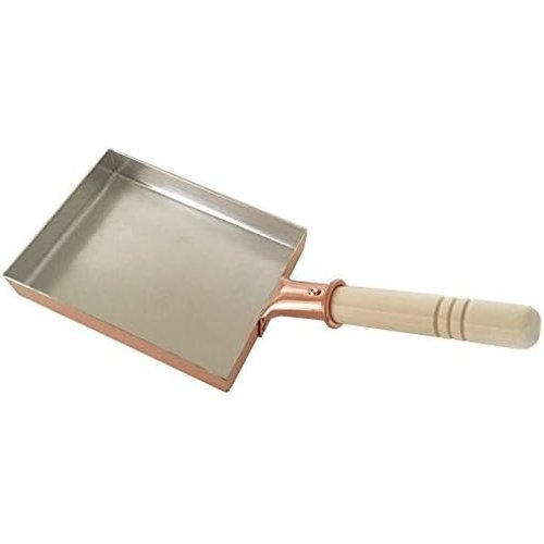 中村銅器製作所 銅製 玉子焼鍋 13長 13ｃｍ×18 器 卵焼き用フライパン 卵がふんわり まろやかに 日本製