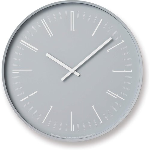 レムノス 掛け時計 ドローウォールクロック アナログ wall clock KK18-13 GY Lemnos