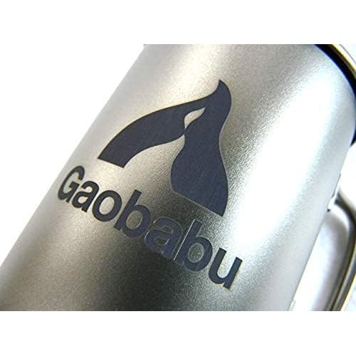 Gaobabuチタンマグカップ 300ml＆400mlのセット フタ・メッシュ袋付_3