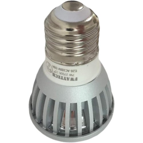 Fwaytech ledスポットライト e26 狭角 2700K 本体銀 狭角15度 E26口金