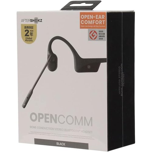 Aftershokz アフターショックス Openm ブラック 骨伝導ヘッド