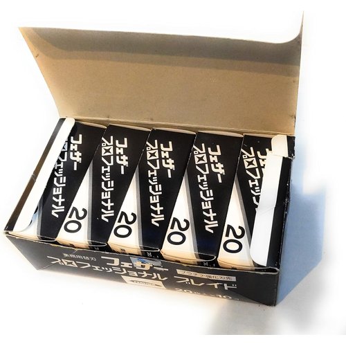 フェザー プロフェッショナル ブレイド PB-20 替刃 20枚入×10コ入 