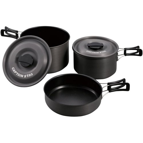 キャプテンスタッグ CAPTAIN STAG キャンプ バーベキュー用 フライパン アルミ クッカー