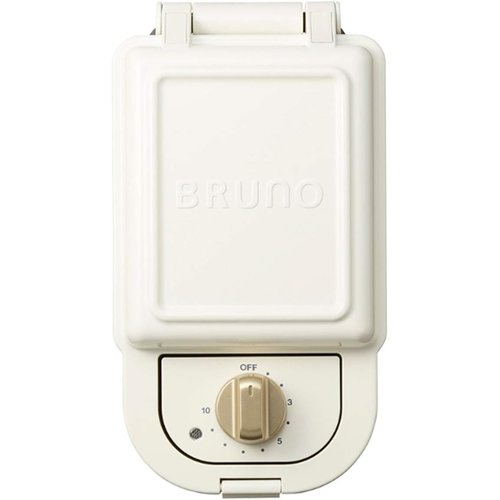 ブルーノ BRUNO ホットサンドメーカー 耳まで焼ける 電気 シングル ホワイト BOE043-WH