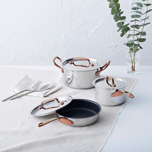 ビタクラフト IH対応 片手鍋 14cm ローズゴールド Dear ギフト 3952 