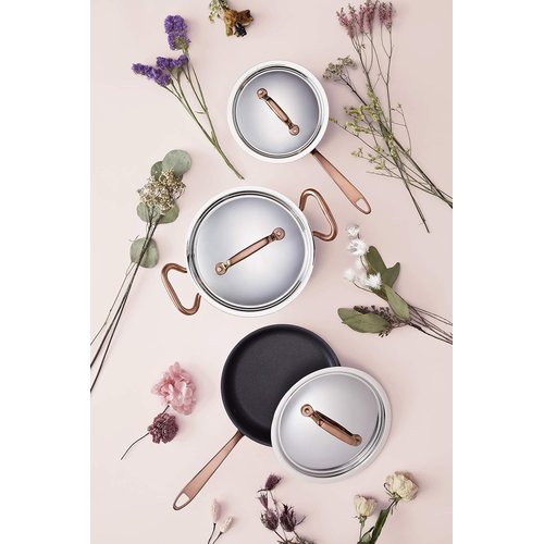 ビタクラフト IH対応 片手鍋 14cm ローズゴールド Dear ギフト 3952 