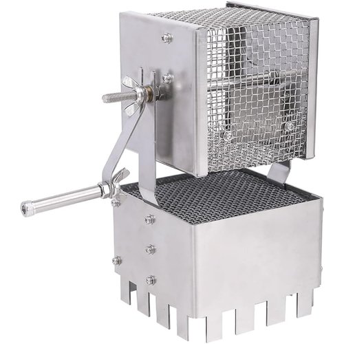 Desirable 家庭用 コーヒーロースター 遠赤 焙煎機 高級チタン3.5mmメッシュ 日本語説明書付き