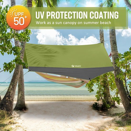 VILLEY タープ 天幕 キャンプタープ サンシェル 遮光 遮熱 防水