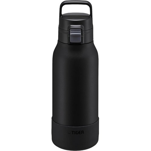 タイガー魔法瓶 水筒 1リットル ハンドル付き片手で開 直飲み 広口 保冷専用 MTA-B100KK ブラック