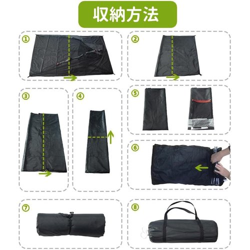 Gagalileo ゴルフネット 練習用 自宅練習 設置簡単 キャリーバッグ付き 室内屋外 3x2x1.8m_7