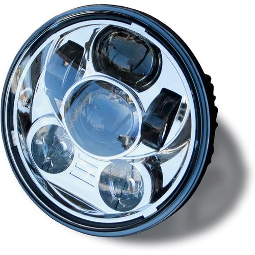 5.75 LED ヘッドライトユニット クロームメッキ D-2075