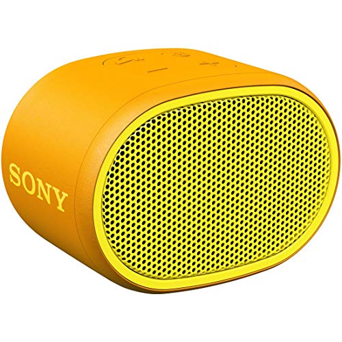 ソニー ワイヤレスポータブルスピーカー SRS-XB01 Y : 防水 Bluetooth スマホなしで操作可能 ストラップ付属 2018年モデル / マイク付き/ イエロー