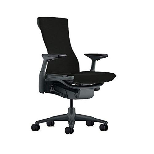 正規品Herman Miller (ハーマンミラー) エンボディチェア オフィスチェア グラファイト(ブラック) メドレー：シンダー BBキャスター CN12