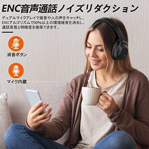 Ankbit E500Pro ハイブリッド アクティブ ノイズキャンセリング ワイヤレスヘッドホン bluetooth 5.0 ヘッドセット  最大90時間連続再生/