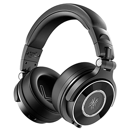 OneOdio Monitor60 ハイレゾ ヘッドホン 有線 モニターヘッドホン マイク付き ヘッドフォン 50mmドライバー 二穴接続 密閉型 DJ用 オーバーイヤーヘッドホン 8,175円