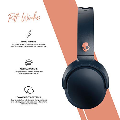 SkullCandy RIFF WIRELESS BLUE SUNSET S5PXW-L673 リモコン・マイク