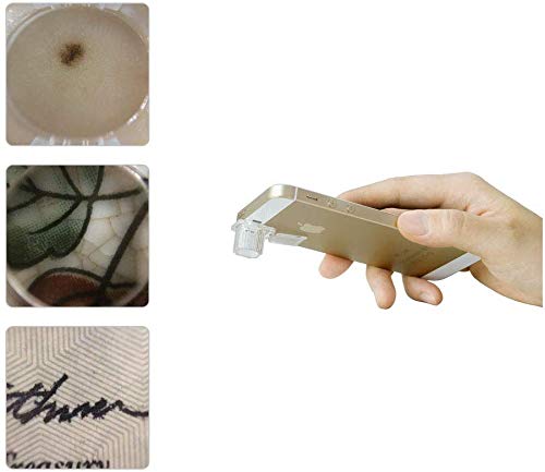 Supereyesスマートフォン顕微鏡カメラユニバーサルアダプター - 75x倍率| 最小ポケット顕微鏡| ユニバーサル互換性| LED照明 - iPhoneお　並行輸入 Supereyes マクロレンズ 使い捨て 皮膚鏡 スマートフォン 200倍拡大鏡