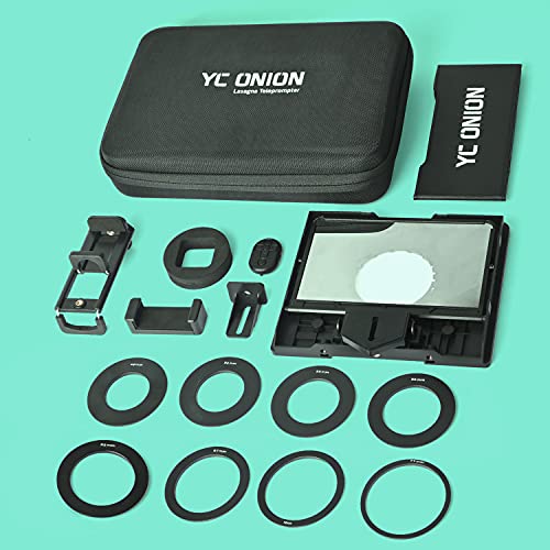 YC Onion テレプロンプター タブレット/スマートフォンカメラ用 Android/IOSに対応するアプリ リモコンとレンズアダプターリングポータブルテレ Amazon | YC Onion テレプロンプター タブレット/スマートフォン