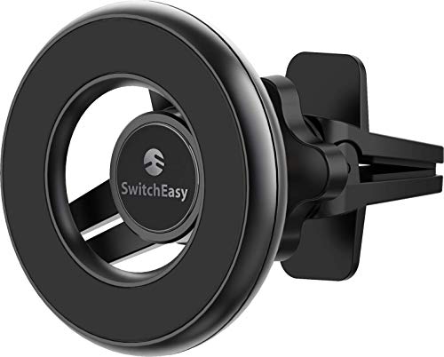 SwitchEasy iPhone / スマートフォン 各種 対応 車 用 スマホスタンド MagSafe 対応 強力 マグネット 落下防止 スマホ 車載ホルダー 角度 調整 カーマウント エアコン吹き出し口用 エアコン クリップ 簡単 の通販は 6,460円