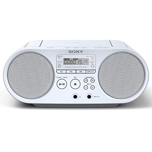 ソニー CDラジオ ZS-S40 : FM/AM/ワイドFM対応 ホワイト ZS-S40 W_5