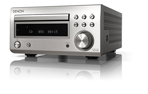デノン Denon RCD-M41 ワイドFM AM/FMラジオチューナー ディスクリートアンプ搭載 Bluetooth対応 CDレシーバー プレミアム シルバー RCD-M41SP