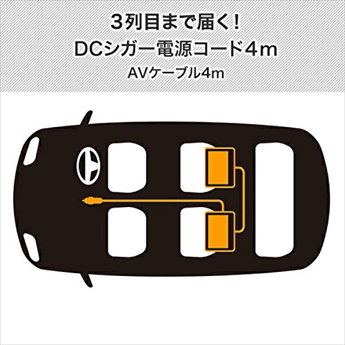 山善 YAMAZEN キュリオム ポータブルDVDプレーヤー ヘッドレスト