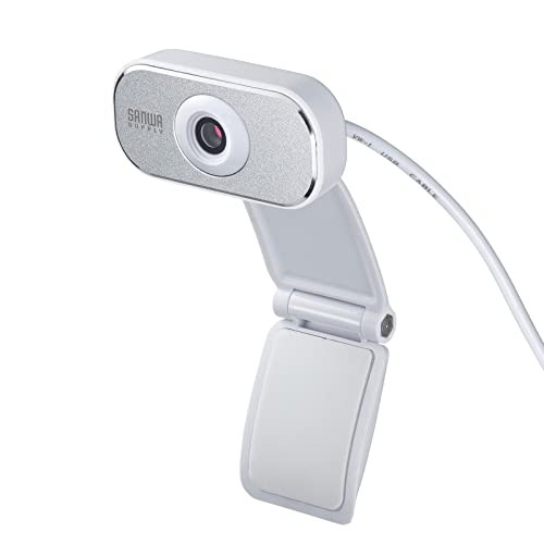 サンワサプライ WEBカメラ USB接続 画角60度 フルHD 1080P 200万画素