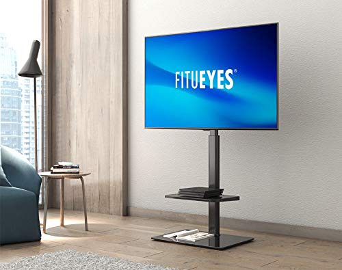 FITUEYES テレビスタンド 32〜60インチ対応 棚付き 壁寄せテレビ