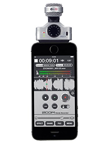 ZOOM ズーム MSステレオマイクロフォン iPhone/iPad 用 メーカー3年延長付 iQ7_5