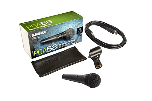 SHURE ダイナミック ボーカルマイクロフォン 1/4インチフォーンケーブル付属 PGA58-QTR 国内正規品_1