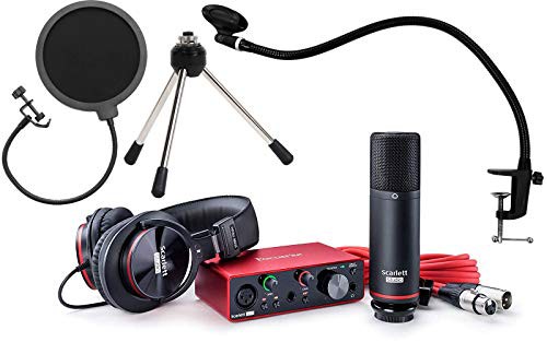 Focusrite フォーカスライト オーディオインターフェースセット Scarlett Solo Studio Pack (3rd Gen)  DTMセット [卓上固定型マイクスタ｜au PAY マーケット