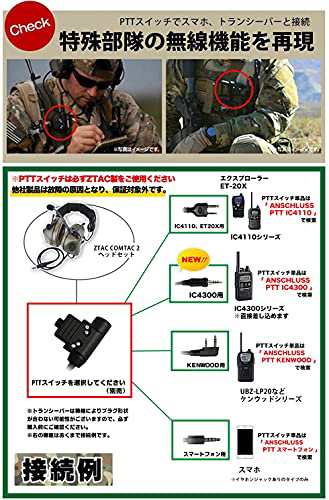 ZTAC COMTAC II ヘッドセット Ver.2020 タクティカルヘッドセット 特殊