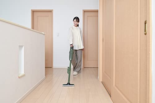 HiKOKI(ハイコーキ) 36V コードレス 掃除機 ハンディ スティック クリーナー フォレストグリーン じゅうたん カーペット対応ノズル 最大吸い込み仕事率155W 軽量 1.6kg 蓄電池・充電器別売り R36DB(NNG)