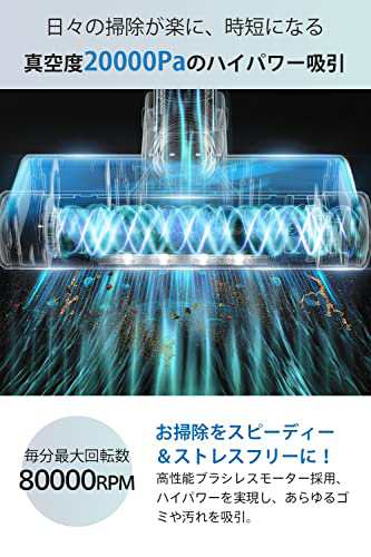 2023新設計 & UVライトでダニ対策 iFusion 掃除機 コードレス 充電式